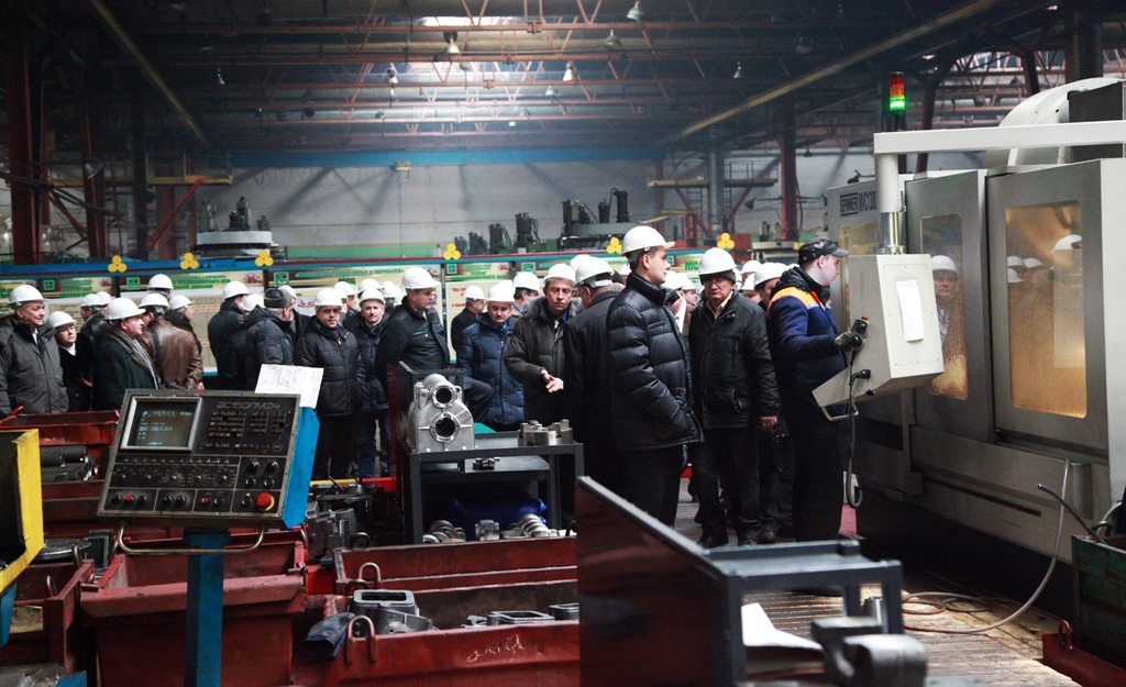 В механосборочном цехе