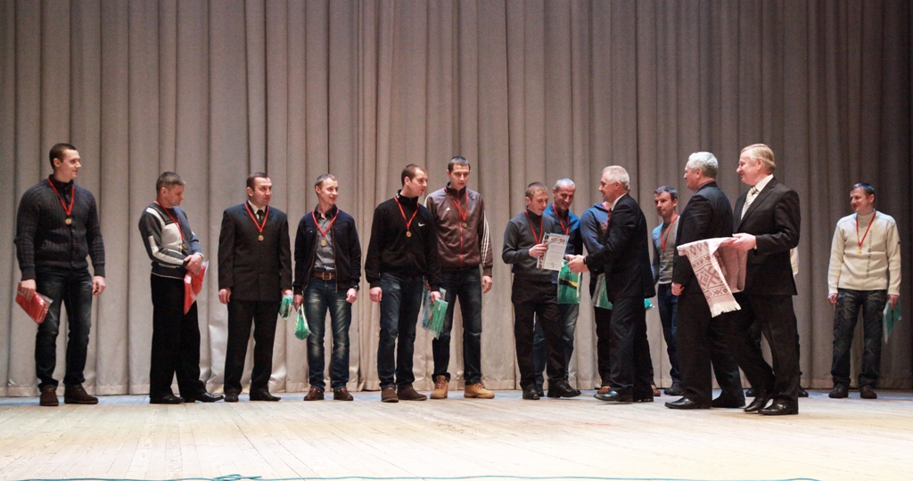 Команда ОАО ''Гомсельмаш'' - победительница первенства по футболу