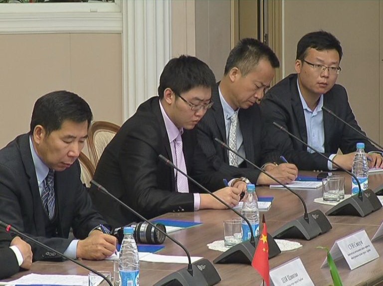 Члены китайской делегации