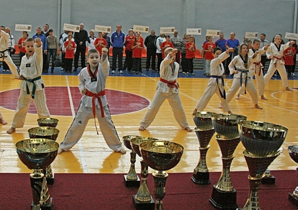 На открытии спартакиады