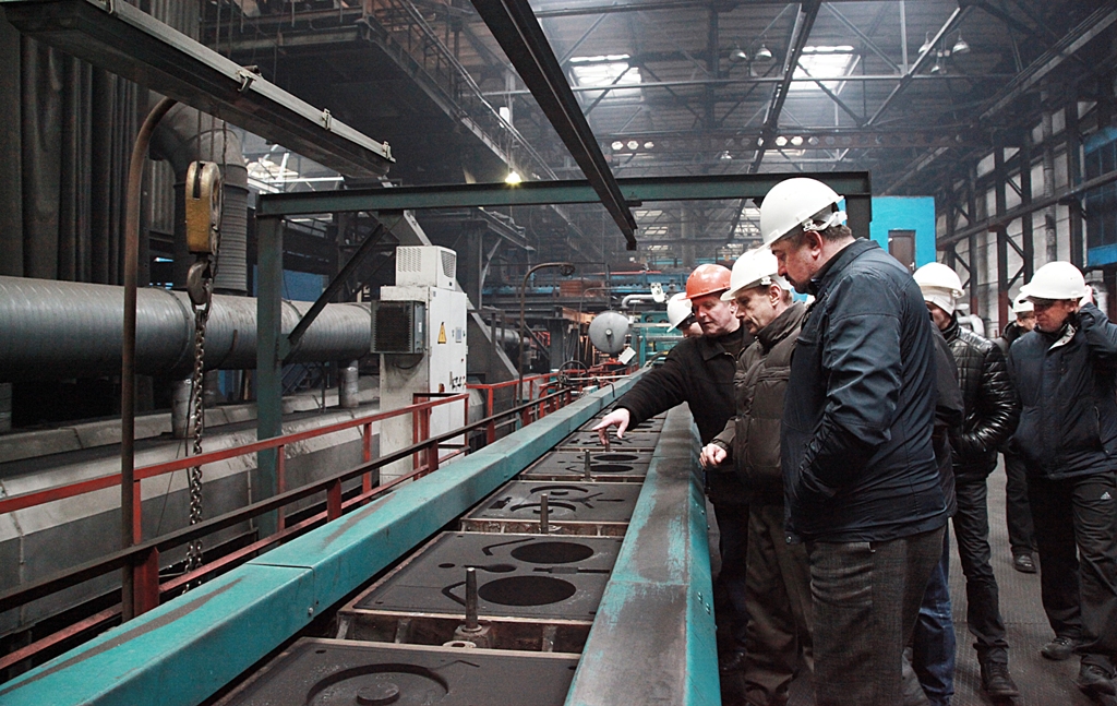 На литейном производстве