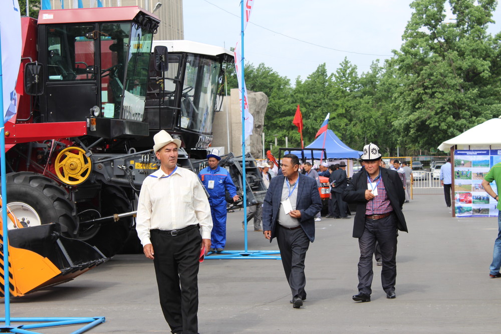 На выставке