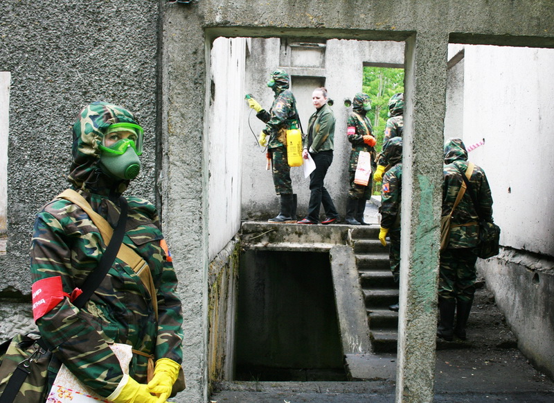 На соревнованиях сандружин