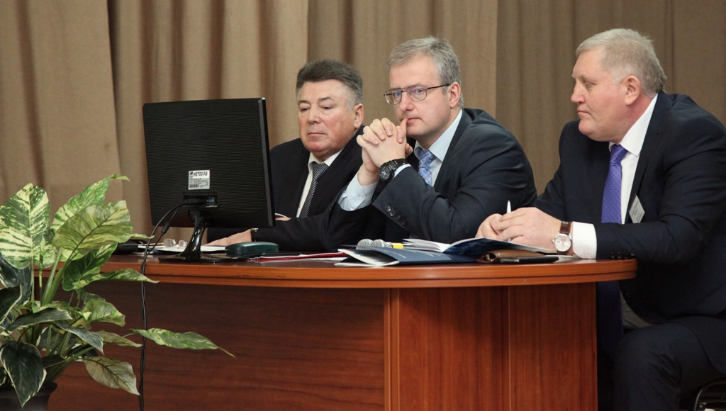 В президиуме