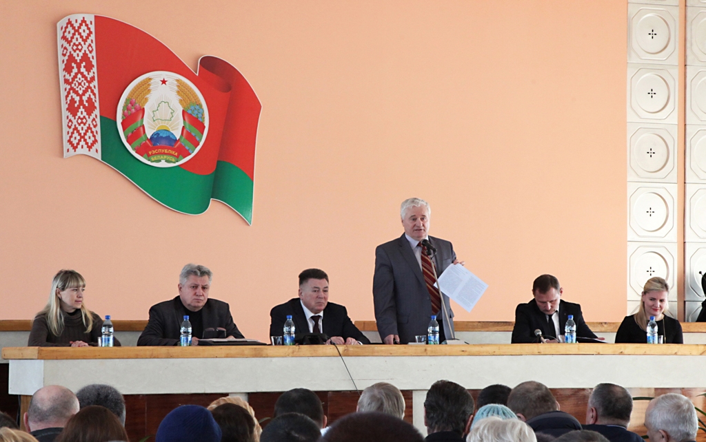 В президиуме