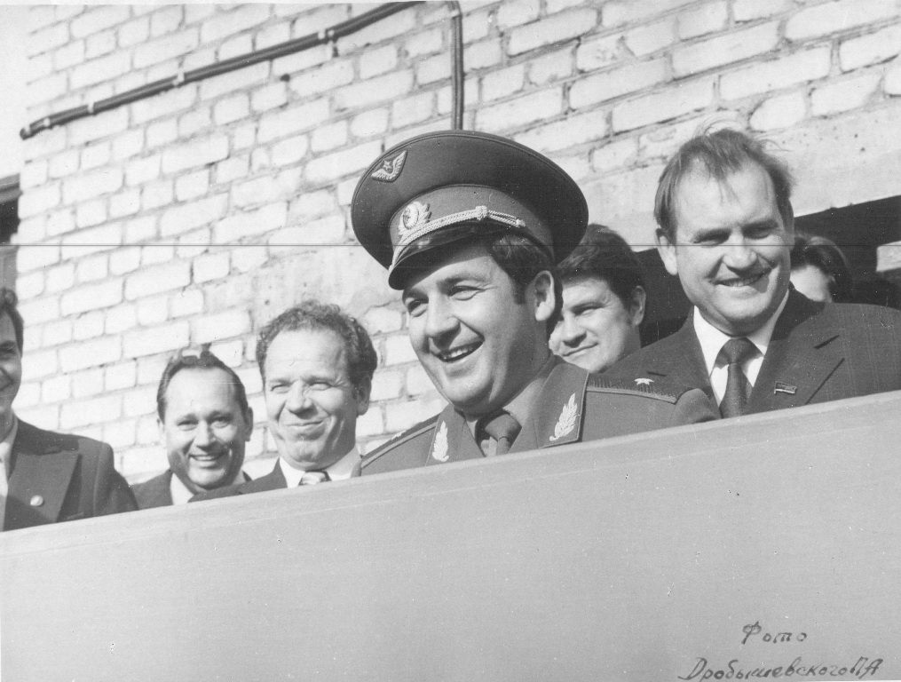 Петр Климук на трибуне