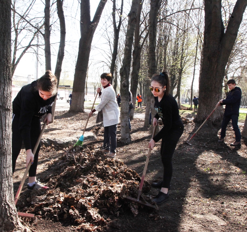 На субботнике