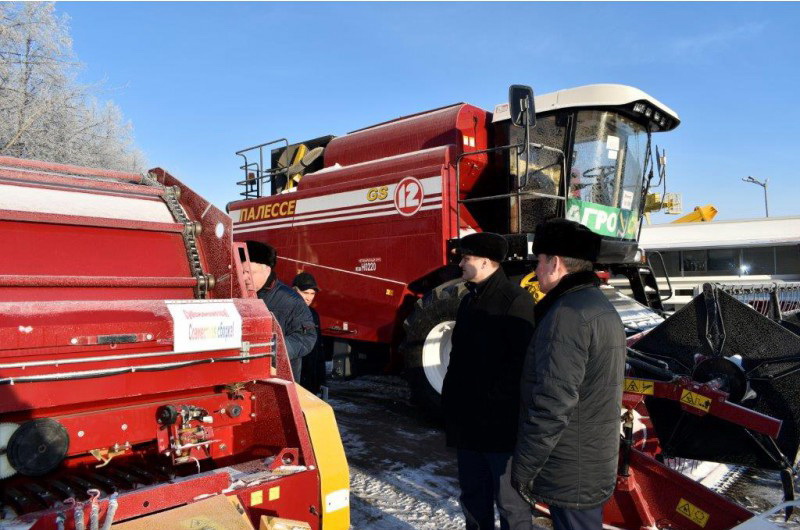 У нашего комбайна