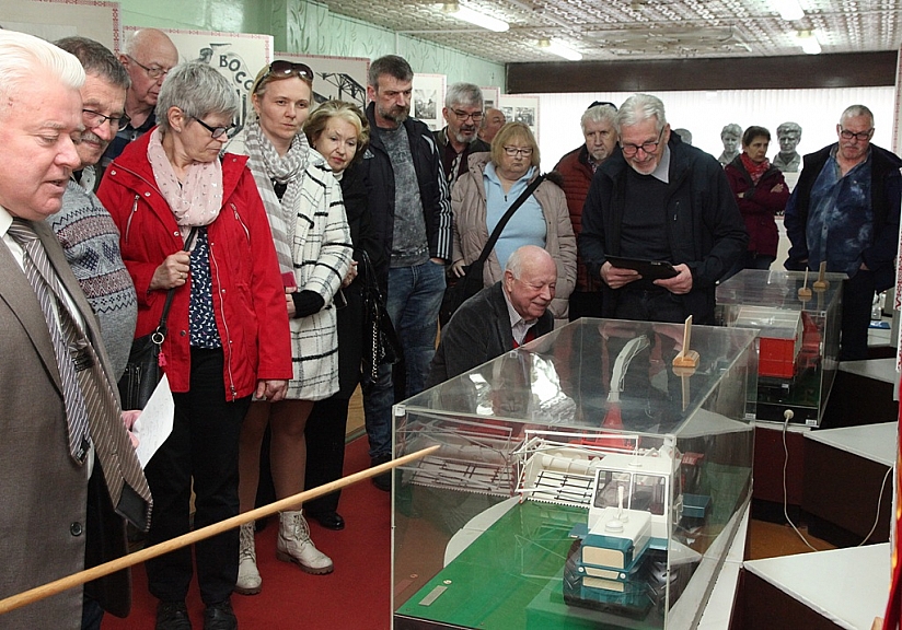 Волонтеры из ФРГ в музее