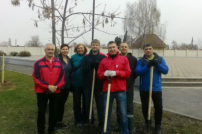 Участники субботника