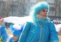 В заводском микрорайоне прошел праздник, посвященный проводам зимы