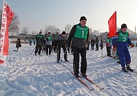 Лыжня позвала сельмашевцев на озера, и на этот раз погода не помешала