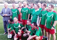 На заводском стадионе прошел финальный матч среди руководителей