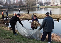 Приведена в порядок территория у озера по ул. Народного ополчения