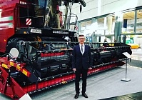Комбайном на газомоторном топливе заинтересовались на агровыставке